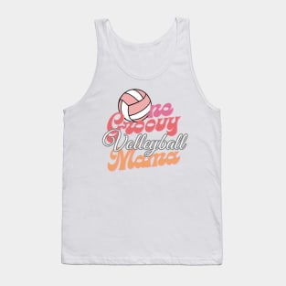 Groovy volleyball Mama Tank Top